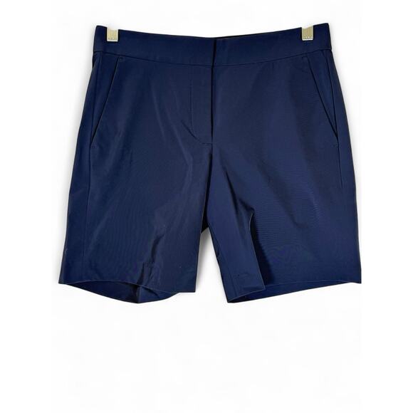 Tory Burch Sport Navy Performance Shorts Size Women 0 Stretch Athletic Golf - Picture 1 of 6
